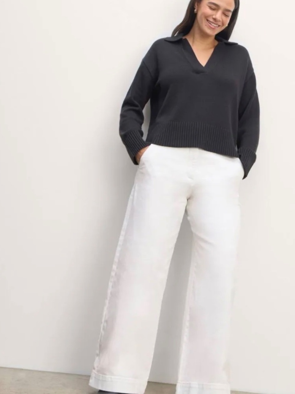 EVERLANE COTTON TROUSERS